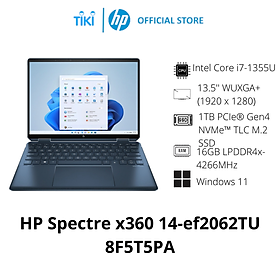Mua Laptop HP Spectre x360 14-ef2062TU 8F5T5PA (Intel Core i7-1355U | 16GB | 1TB | Iris Xe Graphics | 13.5  3k2k Touch | Windows 11 Home | Nocturne Blue) - Hàng Chính Hãng