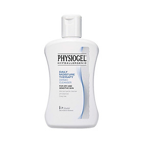 PHYSIOGEL SỮA RỬA MẶT DỊU NHẸ DÀNH CHO DA KHÔ, DA NHẠY CẢM DAILY MOISTURE THERAPY DERMO-CLEANSER 150ML