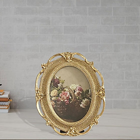 Retro Photo Frame Picture Holder for Living Room Table Centerpiece