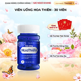 Viên Uống Hoa Thiên Hộp 30 Viên Giúp Đẹp Da Cân Bằng Nội Tiết Tố Cải Thiện Sinh Lý Nữ