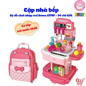 Đồ Chơi Hướng Nghiệp Nhập Vai Đầu Bếp Nấu Ăn BOWA 8777P