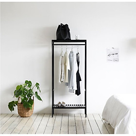 TỦ TREO QUẦN ÁO ĐƠN  GỖ THÔNG LẮP RÁP