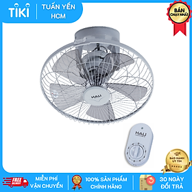 Mua Quạt đảo trần Hali HR-16 công suất 47W sử dụng hộp số  4 tốc độ gió - Hàng chính hãng