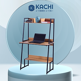 Mua Bàn văn phòng  bàn máy tính chân sắt có kệ sách Kachi MK261 48x80x137cm - Hàng chính hãng