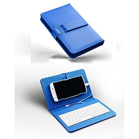 Bao Da Bàn Phím Kèm Chuột chơi game Có Dây Tengphao HD-01 sử dụng cho điện thoại, ipad, máy tính bảng... Kết nối OTG Thiết Kế Đẹp Mắt, Máy android Chất Liệu Da cao cấp, Hàng chính hãng