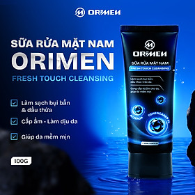 Sữa Rửa Mặt Nam Orimen Fresh Touch Cleansing Làm Sạch Dầu Thừa Kiểm Soát Bã Nhờn Duy Trì Độ Ẩm
