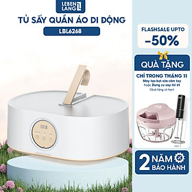 Mua Tủ sấy quần áo di động Lebenlang LBL6268  công suất 600W  thiết kế gọn nhẹ  giải pháp sấy quần áo hiệu quả  bảo hành 2 năm - hàng chính hãng