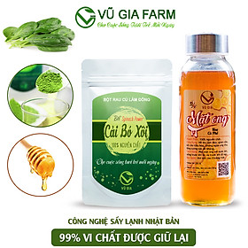 Combo Mật Ong Hoa Cà Phê 420g + Bột Cải Bó Xôi Sấy Lạnh 50g