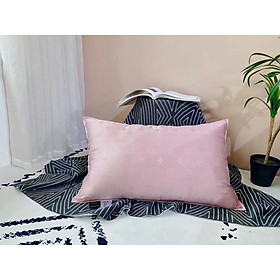 Mua Ruột gối Lụa (2 cái) in hoạ tiết TH Sang chảnh  ruột gối bông luxury