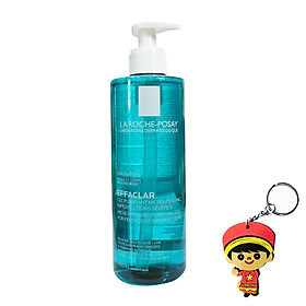 La Roche Posay Effaclar Micro-Peeling Purifying Gel: Gel Rửa Mặt & Tắm Giảm Mụn, Thâm Sẹo (400mL, tặng kèm móc khóa)