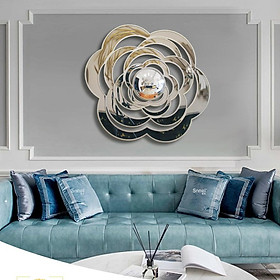 Mua Decor gương treo tường Hoa trà bạc KT90*81cm