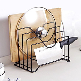Mua Kệ Để Nắp Nồi Gác Dao Thớt Đa Năng