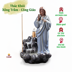 Thác Khói Xông Trầm Hương Tượng Chúa Giesu, Dụng Cụ Đốt Nụ Trầm Hương Tạo Thác Khói SU02