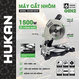 MÁY CẮT NHÔM 210MM 1500W G2-MS10210 HUKAN -HÀNG CHÍNH HÃNG