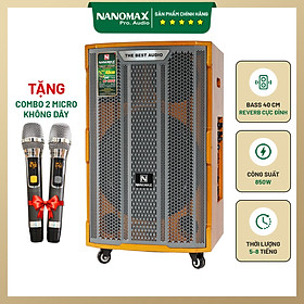 Mua Loa Kéo Công Suất Lớn Nanomax K-186 Bass 4 Tấc 40cm Công Suất 850w Karaoke Bluetooth Hàng Chính Hãng