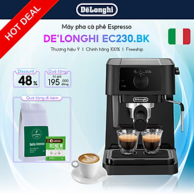 Mua  Hàng chính hãng  Máy pha cà phê espresso DeLonghi Stilosa EC230.BK