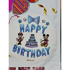 Set bong bóng phụ kiện trang trí sinh nhật cho bé trai bé gái 35-40cm - BOBABO