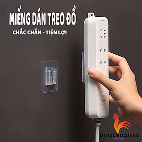 Mua Miếng dán đỡ đồ gia dụng  ổ cắm điện  giá đỡ treo tường  móc chữ U treo cục wifi  không cần khoan đục
