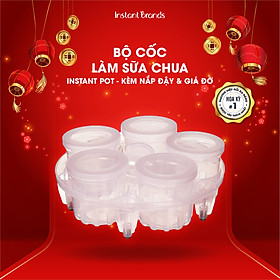 Mua BỘ CỐC LÀM SỮA CHUA KÈM NẮP ĐẬY VÀ GIÁ ĐỠ  INSTANT POT  HÀNG CHÍNH HÃNG