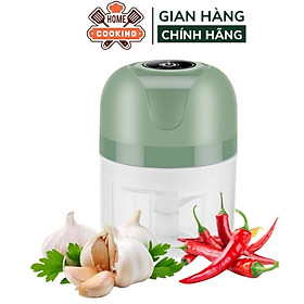 Mua Máy xay mini gia vị tỏi ớt  đồ ăn dặm cho bé dung tích 250ml  sạc điện cổng usb tiện dụng  bảo hành 12 tháng lỗi đổi mới