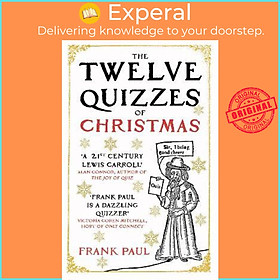 Sách - The Twelve Quizzes of Christmas by Frank Paul (UK edition, hardcover)