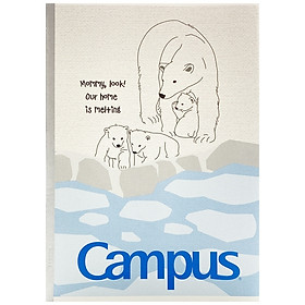 Vở Campus Polar Bear B5 (80 Trang)