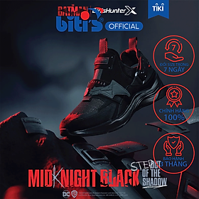 Giày Thể Thao Nữ Biti's Hunter x THE BATMAN - MID-KNIGHT BLACK COLLECTION - Shadow edition DSWH09099DEN (Đen)