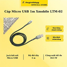 Mua Cáp Micro USB 1m Xmobile LTM-02 - Hàng Chính Hãng