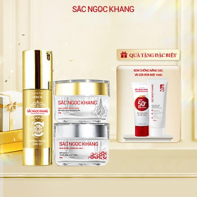 Bộ Combo Dưỡng Da Sắc Ngọc Khang Serum Dưỡng Trắng Da Vitamin C + Kem Dưỡng Da Ban Ngày/Đêm