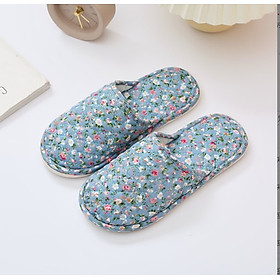 Dép vải Đi Trong Nhà Chống Trơn Trượt Hộ Gia Đình, Dép Bông slipper