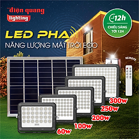 Mua Bộ đèn LED Pha NLMT Điện Quang ĐQ LEDSLN 765 (Solar  IP65  daylight  công suất từ 60W - 300W)