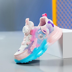 Giày bóng rổ trẻ em giày thể thao nam và giày thể thao trẻ em giày thể thao mới chạy giày thể thao Color: sky blue 8303 Shoe Size: 30
