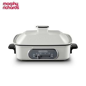 Mua Bộ nồi lẩu nướng đa năng cao cấp Morphy Richards MR9088 công suất 1400W gồm 1 bếp chính  1 chảo bít tết  1 chảo sâu lòng (2.5 Lít) và 1 vỉ hấp