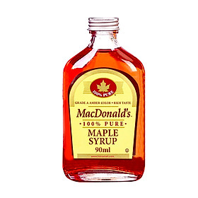 Siro Cây Lá Phong Canada Mac.don.ald’s Chai Thuỷ Tinh 125ml – Maple Syrup