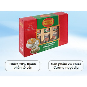 Hình ảnh Yến Sào cao cấp win'snest Tổ Yến Chưng Sẵn Bổ Sung Canxi 20% (6 Lọ/Hộp) thích hợp cho người lớn bổ sung canxi và khoáng chất ngừa loãng xương, chống lão hóa.