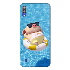 Ốp lưng dành cho điện thoại Samsung Galaxy M10 hình Heo Con Tắm Biển - Hàng chính hãng