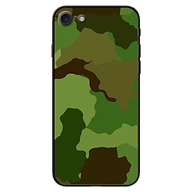 Ốp Lưng in cho Iphone 7, 8 Mẫu Camo Xanh Quân Đội - Hàng Chính Hãng