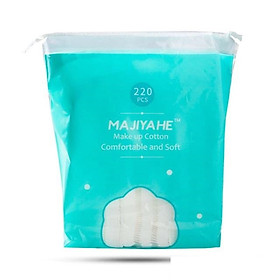 Bông tẩy trang cotton MAJIYAHE 220 MIẾNG