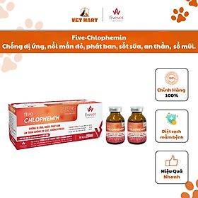 Five-Chlophemin giải pháp cho dị ứng, nổi mẩn đỏ, phát ban, sốt sữa, an thần, ngứa, sổ mũi