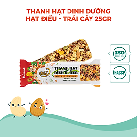 Thanh Hạt Dinh Dưỡng Vị Hạt Điều & Trái Cây Faminuts - Thanh Ngũ Cốc Ăn Kiêng Giảm Cân