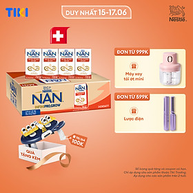 Thùng 36 hộp sữa pha sẵn Nestle NAN INFINIPRO GROW kết hợp A2, HMO hỗ trợ tiêu hóa,đề kháng & phát triển thể chất 110ml