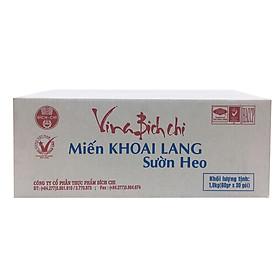 Miến khoai lang sườn heo Vina Bích Chi - Thùng 30 gói 60g