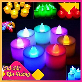 Nến Điện Tử Mini Trang Trí Nhiều Màu FREESHIP TP'S