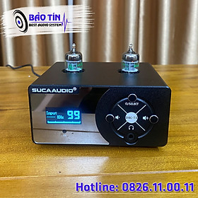 Mua DAC T1 hàng chính hãng - giải mã tích hợp pre đèn tăng giảm bass trép có điều khiển và sử dụng trực tiếp bóng Mỹ 5654W