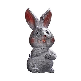 Color Changing Tea Pet Bunny Statue Kung Fu Tea Crafts Handcrafted Kung Fu Tea Set Rabbit Feng Shui Decoration for Home Tea Table Office Desk