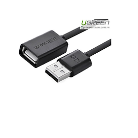 Cáp nối dài USB 2.0, 1 đầu đực, 1 đầu cái 2.0, mạ vàng Ugreen 10314 (1M) - Hàng Chính Hãng
