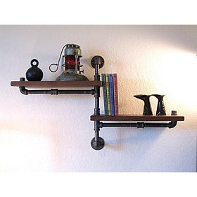 Kệ ống nước 2 tầng trang trí decor