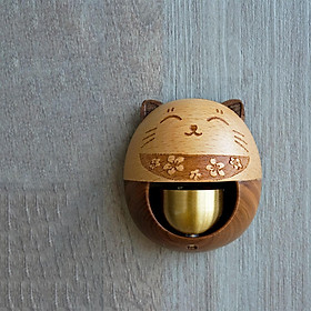 Chuông cửa hình mèo may mắn cho gia đình/ nhà cửa/ cửa hàng