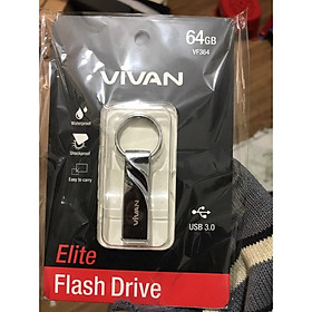 Thiết Bị Lưu Trữ USB 3.0 64GB VIVAN VF364 Flash Drive Đầu Kim Loại Nhẹ