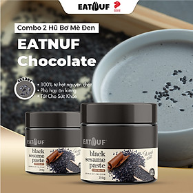 Combo 2 Hũ Bơ Mè Đen EATNUF Chocolate Nhập Khẩu Singapore 100% Đạm Thực Vật